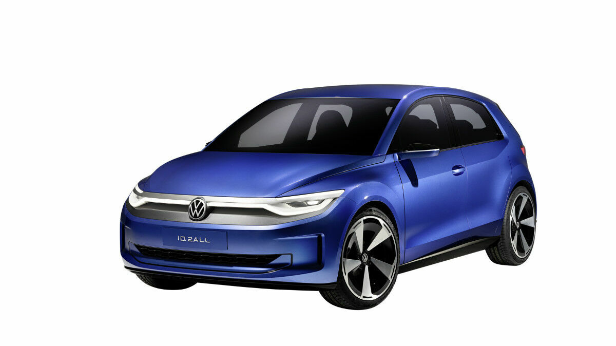 blue car on white background