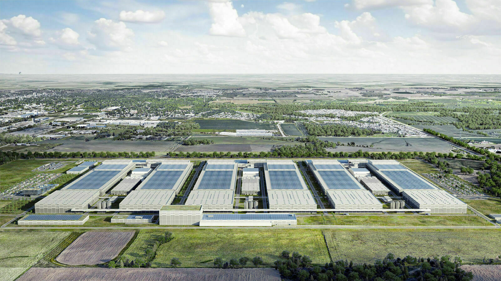 Visualization of Gigafactory St. Thomas