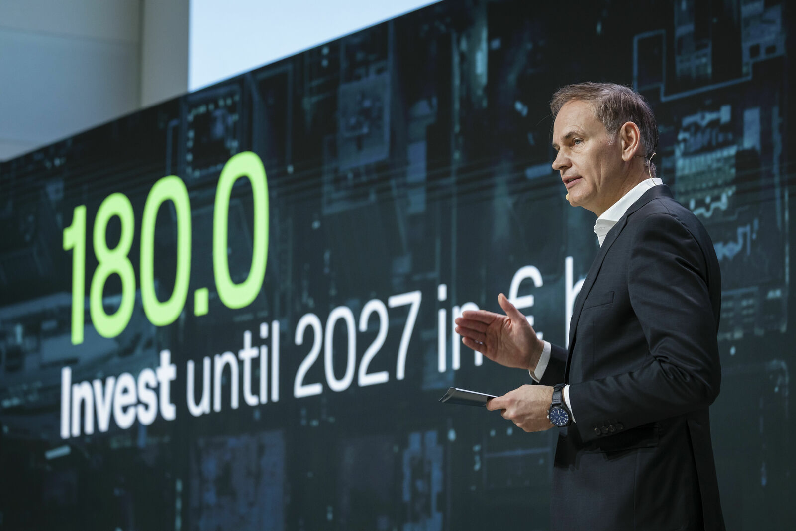 Oliver Blume, CEO Volkswagen Group, during Annual Media Conference