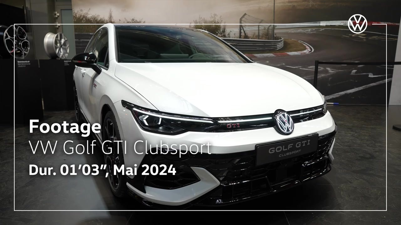 Weltpremiere Golf GTI Clubsport